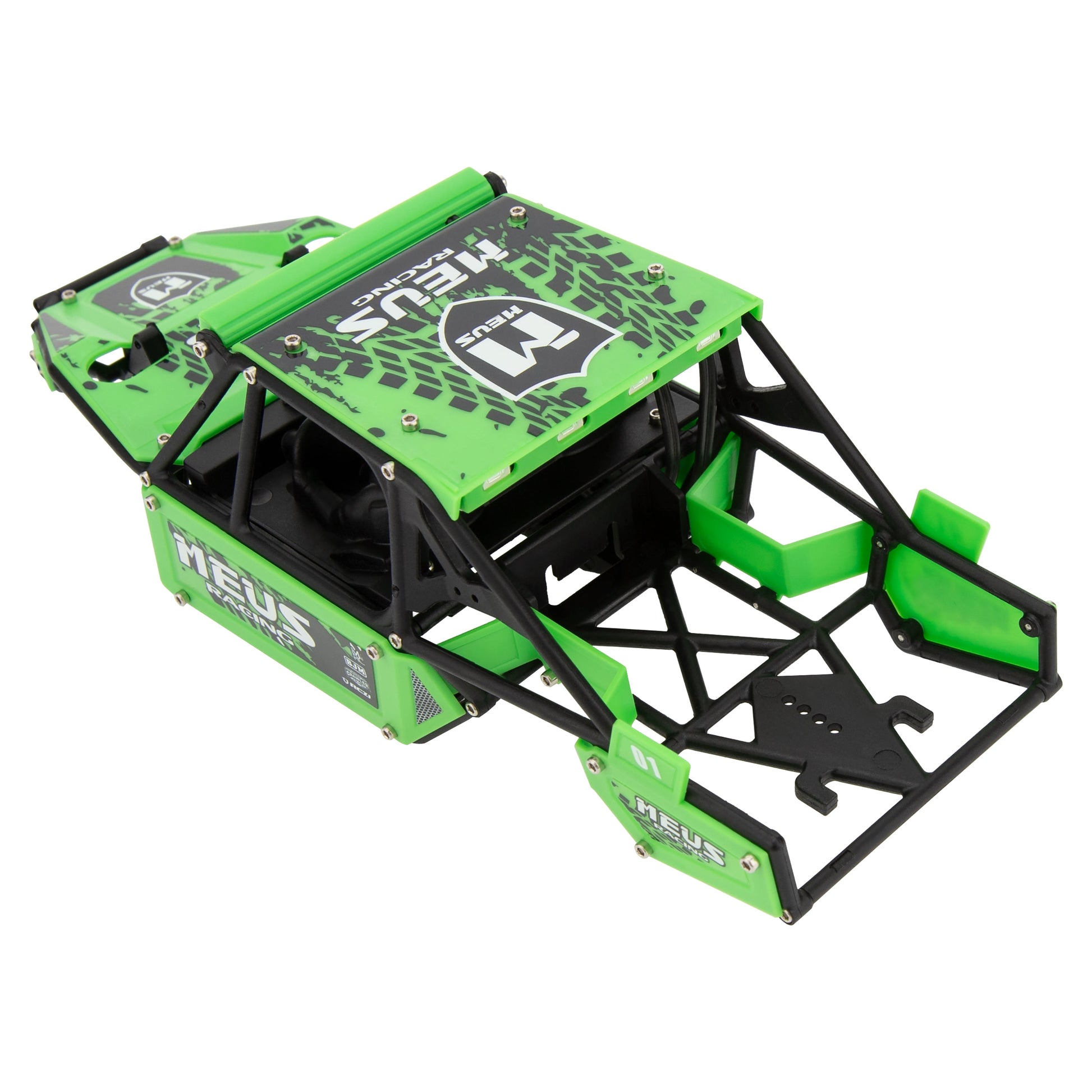 Green SCX24 Mantis Roll Cage Chassis Body Shell