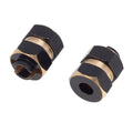 SCX24 Brass Widened Wheel Hex Connector 