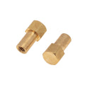 SCX24 Brass Widened Wheel Hex Connector 