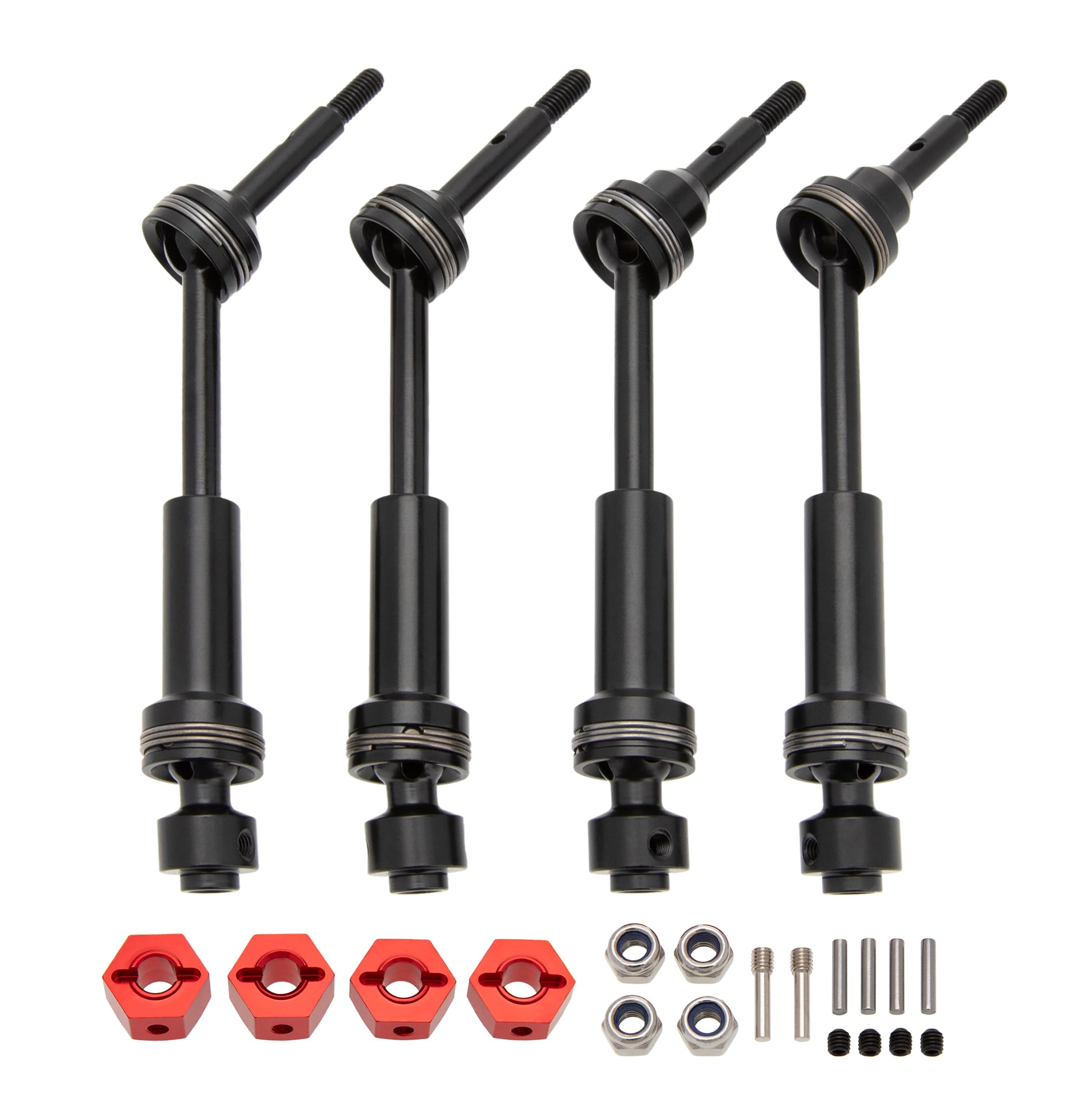 Front and Rear Steel CV Driveshafts for Slash