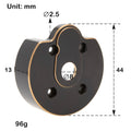 1/10 Brass Steering Knuckle Portal Cover for Capra 1.9 UTB Axles.