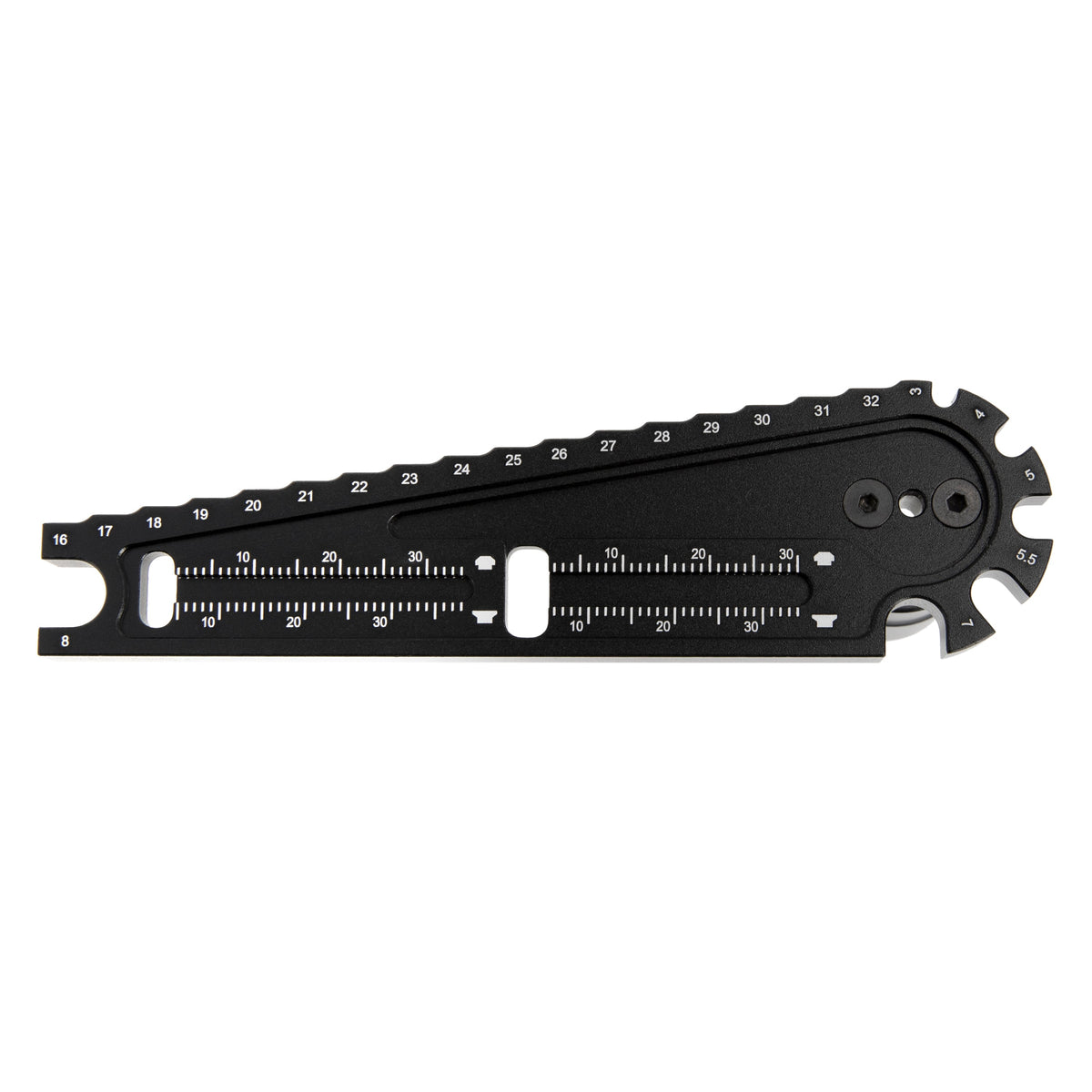 Rc Hop Ruler MEUS Racing Ride Height Gauge 16-32mm Chassis Height Adjustment Ruler