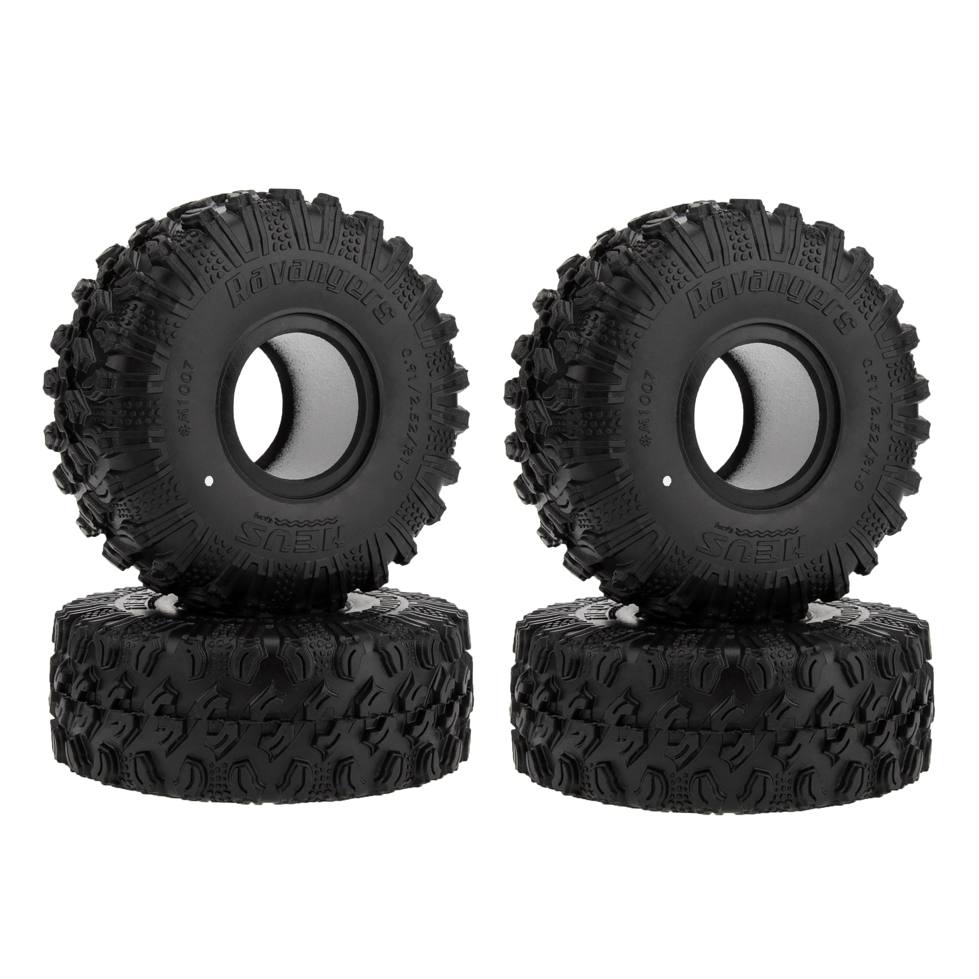 #M1007 1.0-inch RC Rubber Tires