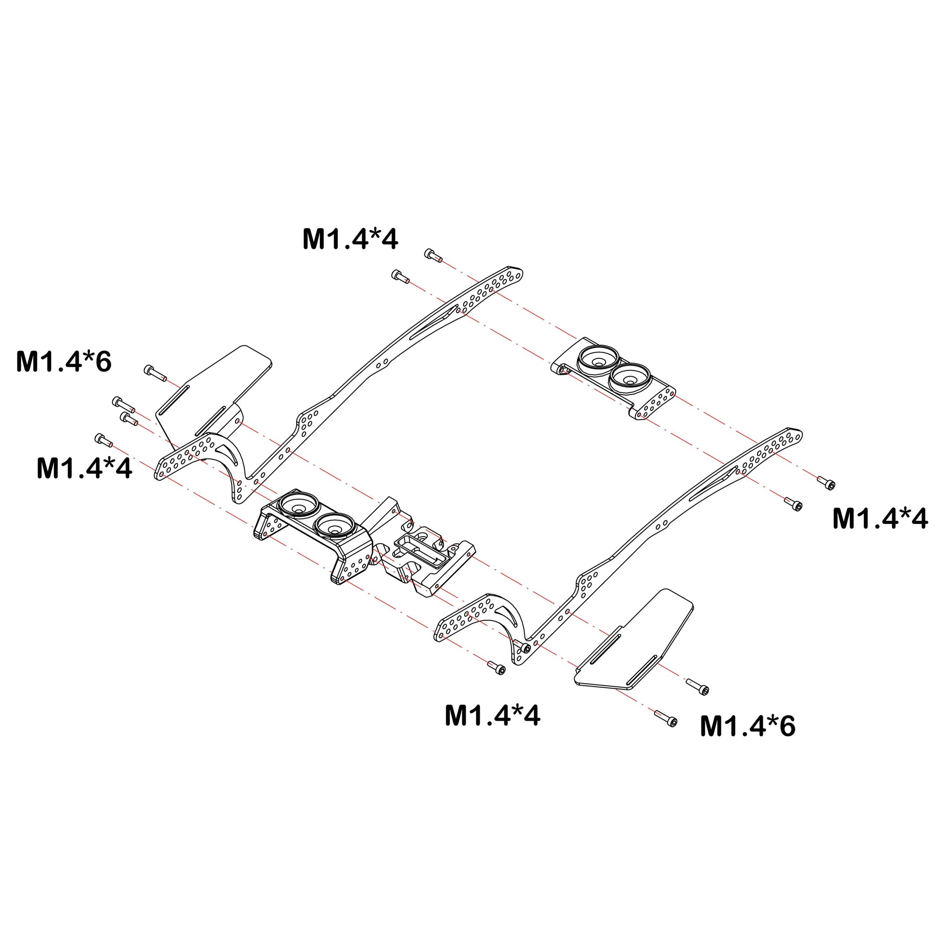MD24 chassis Explored View