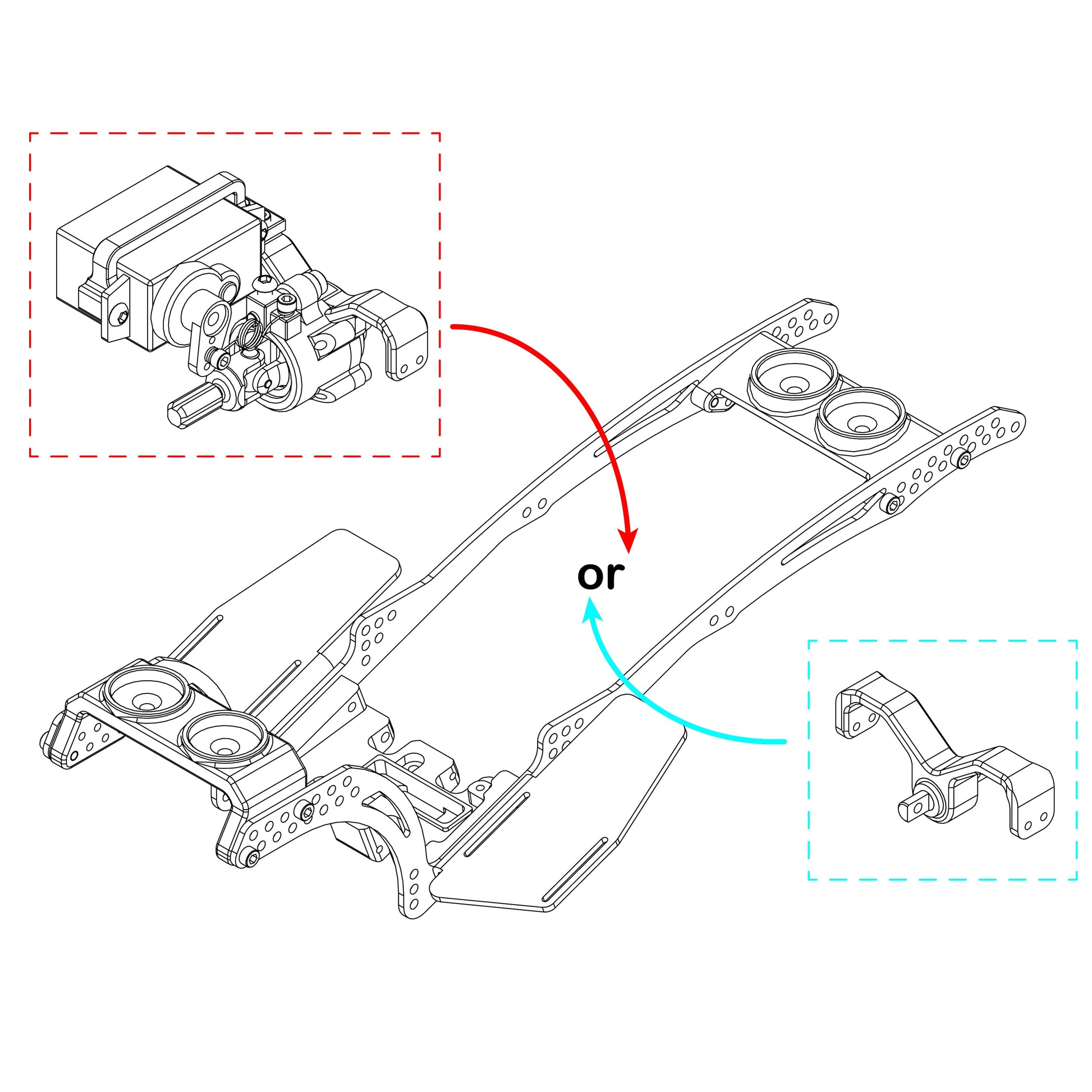 MD24 chassis Explored View