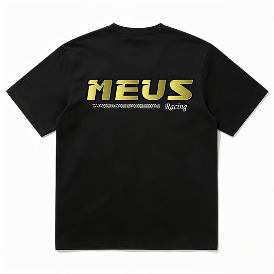 MEUS Racing Short Sleeve Black T-Shirt