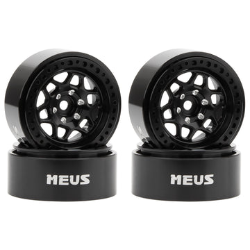 MEUS Racing 1.3-Inch Beadlock Wheels for 1/18 TRX4M 1/24 SCX24 AX24 FCX24 RC Crawlers