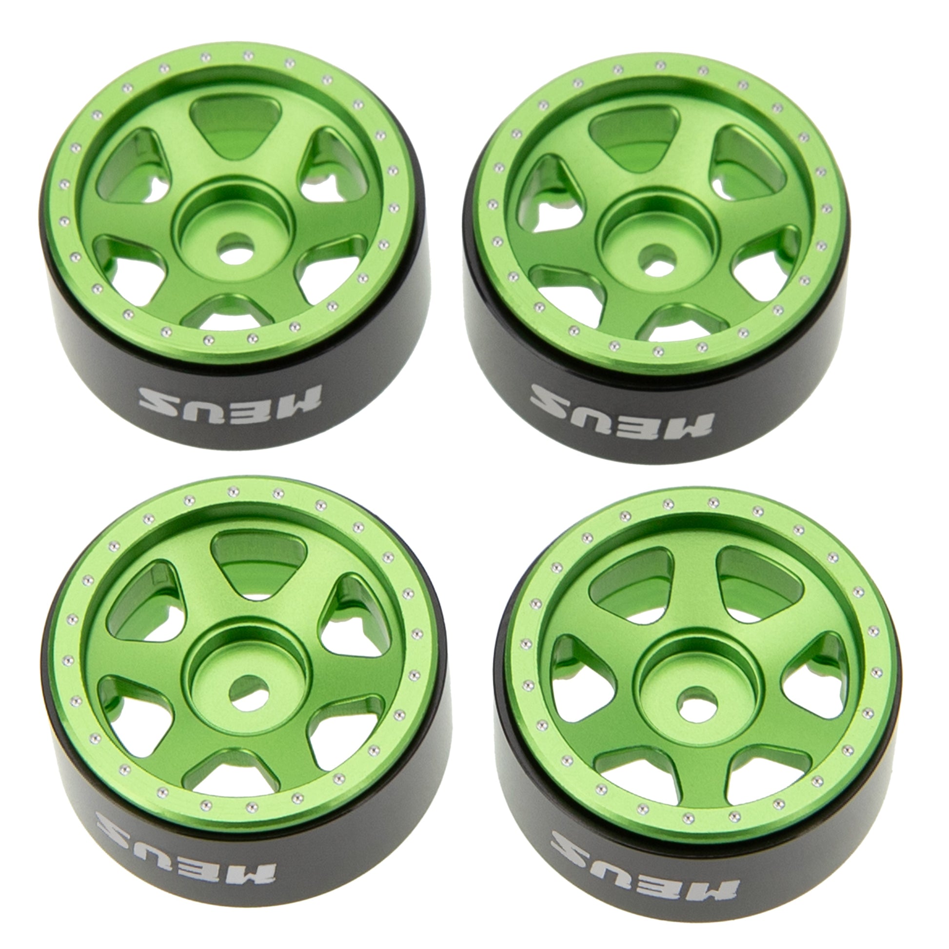 Model F Green 0.7-inch wheels