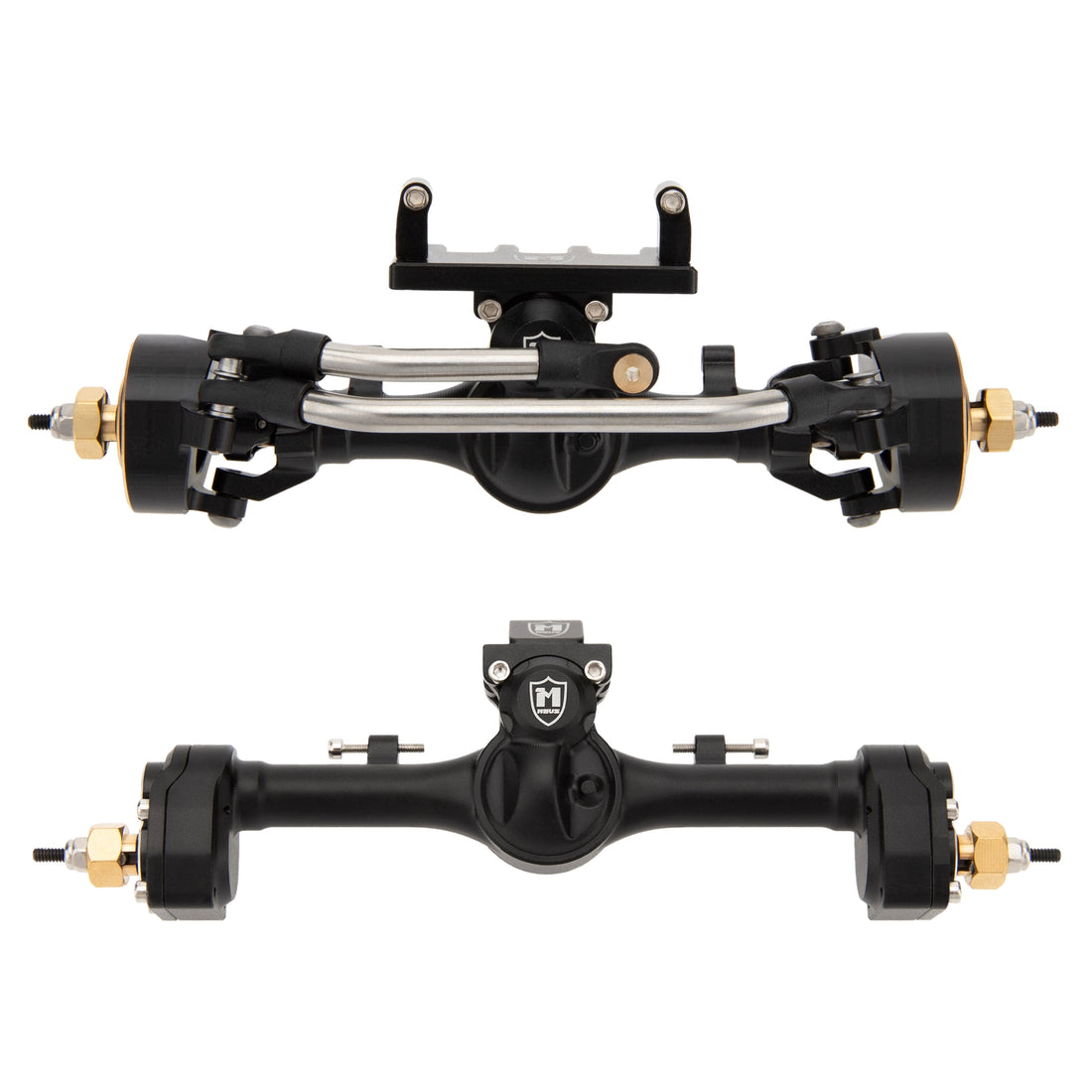 Mullet Setup SCX24 Metal V2 Isokinetic Front Axle & Portal Rear Axle