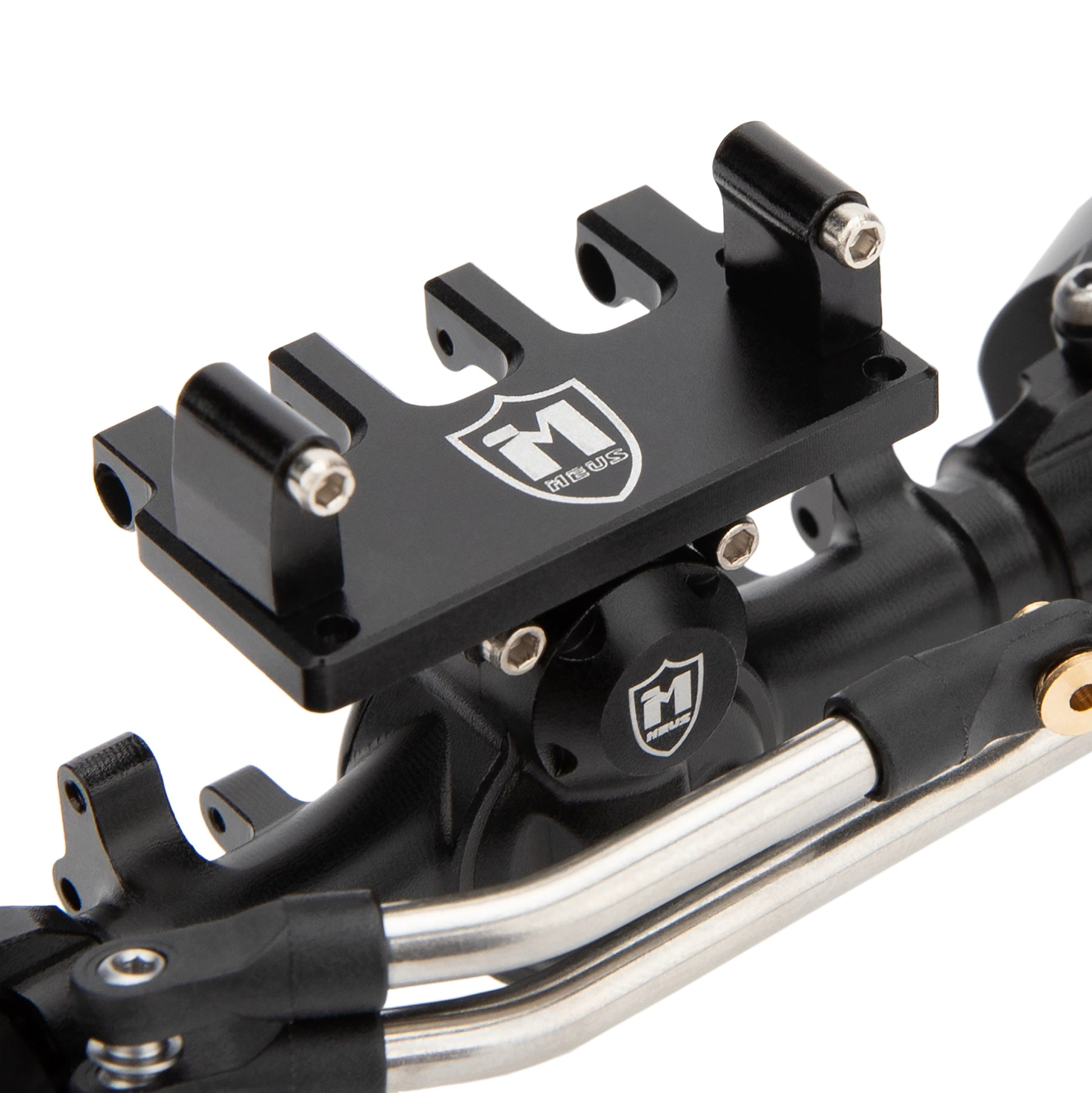 Mullet Setup SCX24 Metal V2 Isokinetic front axle servo mount