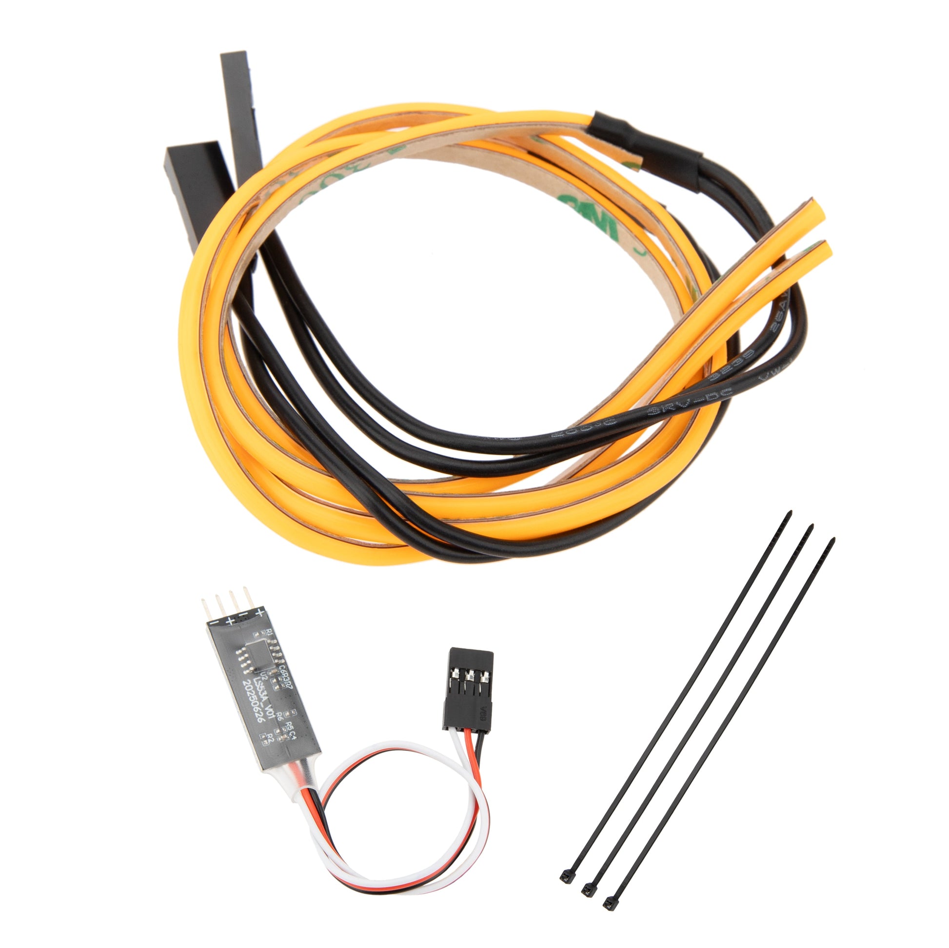 Orange LED Stripe with light control