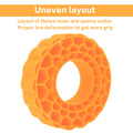Orange Soft Silicone Rubber Inserts for 1.9-Inch mud terrain tires