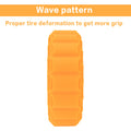 Orange Soft Silicone Rubber Inserts for 1.9-Inch mud terrain tires