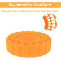 Orange Soft Silicone Rubber Inserts for 1.9-Inch mud terrain tires