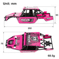 Pink SCX24 Mantis Roll Cage Chassis Body Shell Size