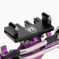 Purple SCX24 Isokinetic front axle servo mount