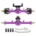 Purple SCX24 Isokinetic front and rear axles