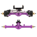 Purple SCX24 Isokinetic front and rear axles