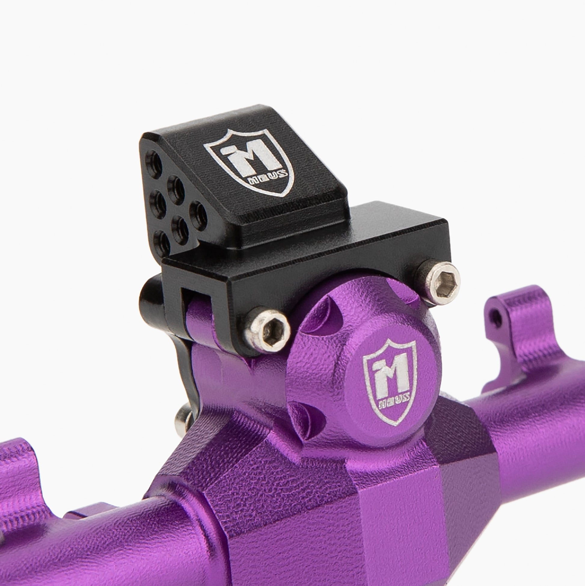 Purple SCX24 Isokinetic rear axles link truss