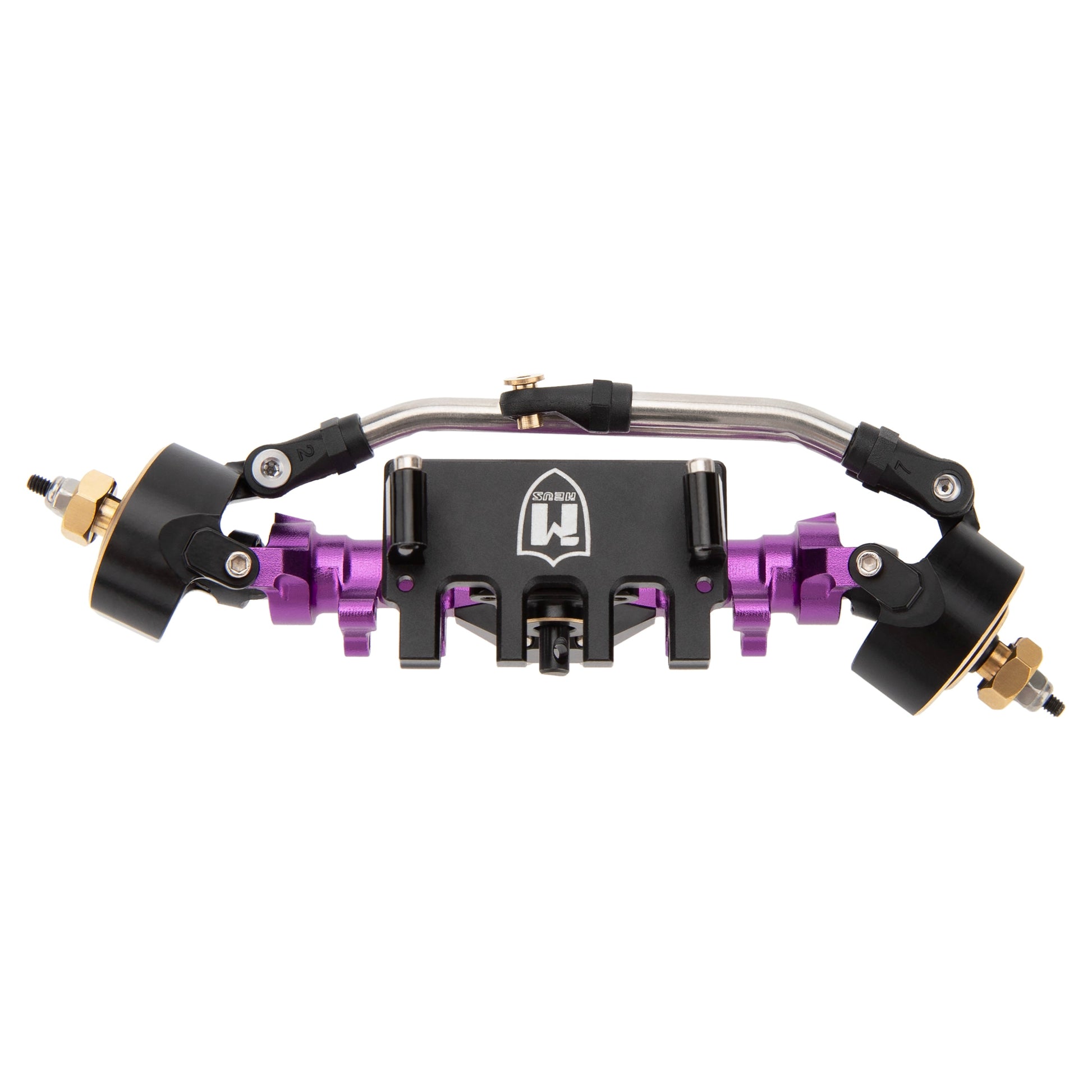 Purple SCX24 Isokinetic front axles