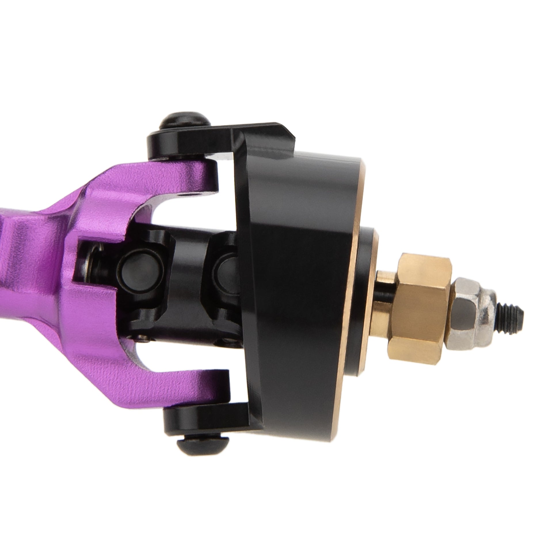 Purple TRX4M V2 Metal Isokinetic front Axles steering knuckle