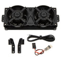 Rear Mount Radiator Cooling Fan with Lights