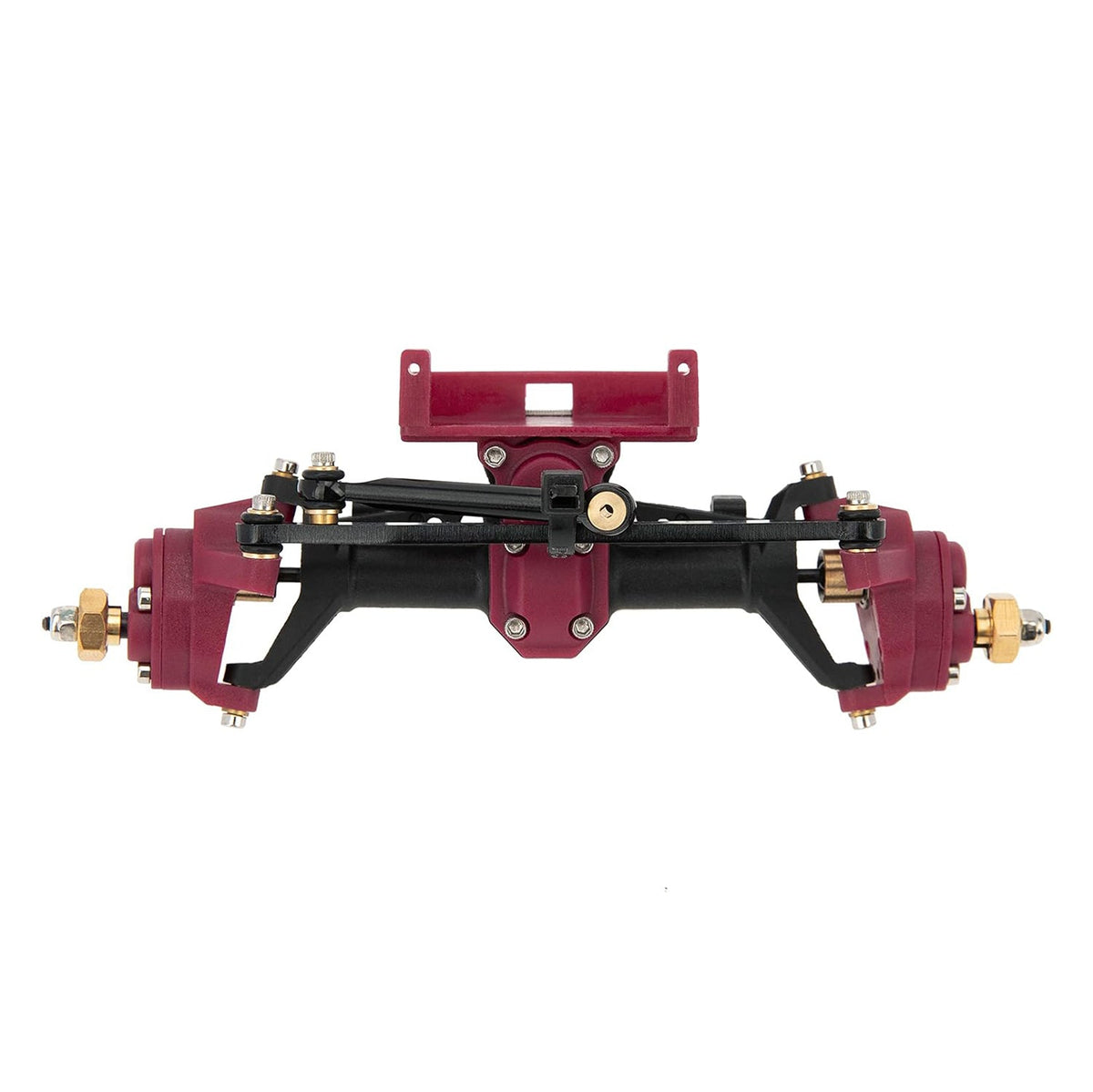 Plastic Nylon Front Portal Axles for SCX24 Red