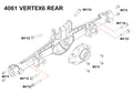 Redcat Vertex-6 rear axle housing explored 
