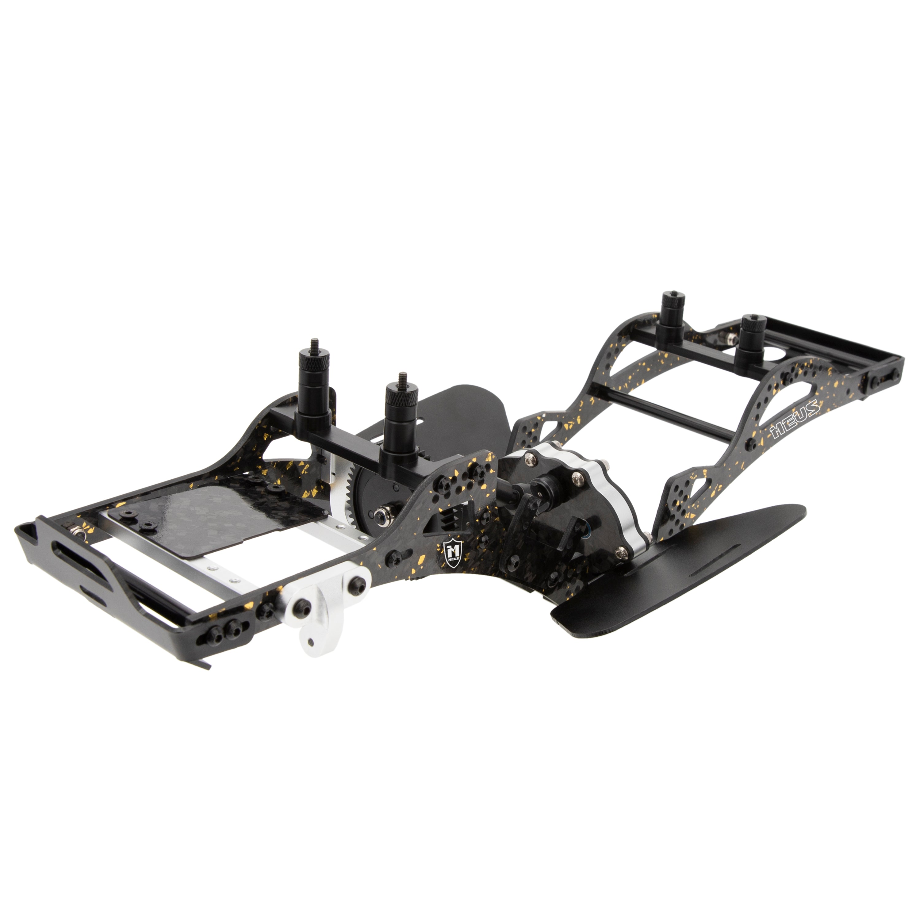 MEUS Racing RC LCG Carbon Fiber Chassis Frame DIY Kit Gearbox Kit OD21