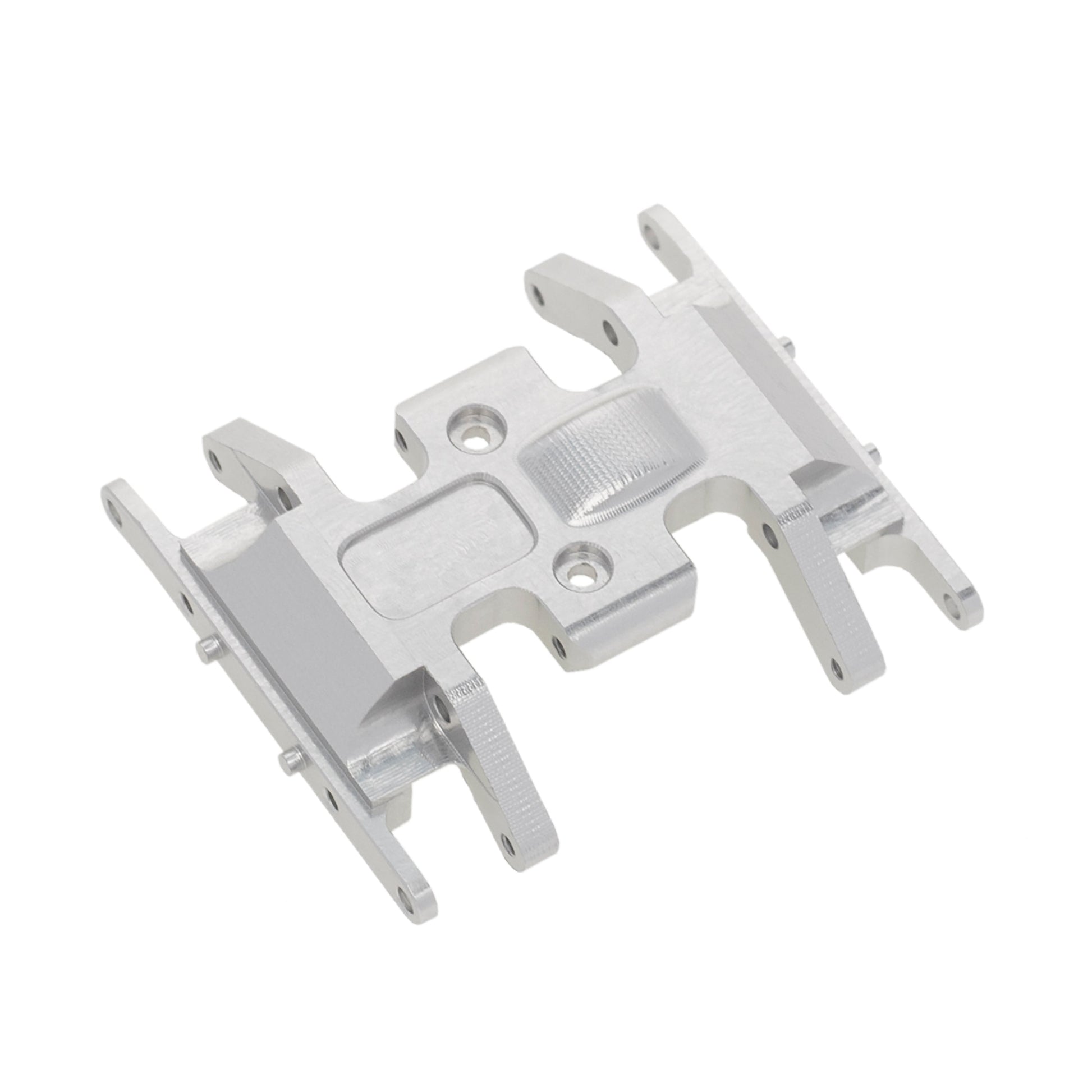 Silver SCX24 Transmission Skid Plate