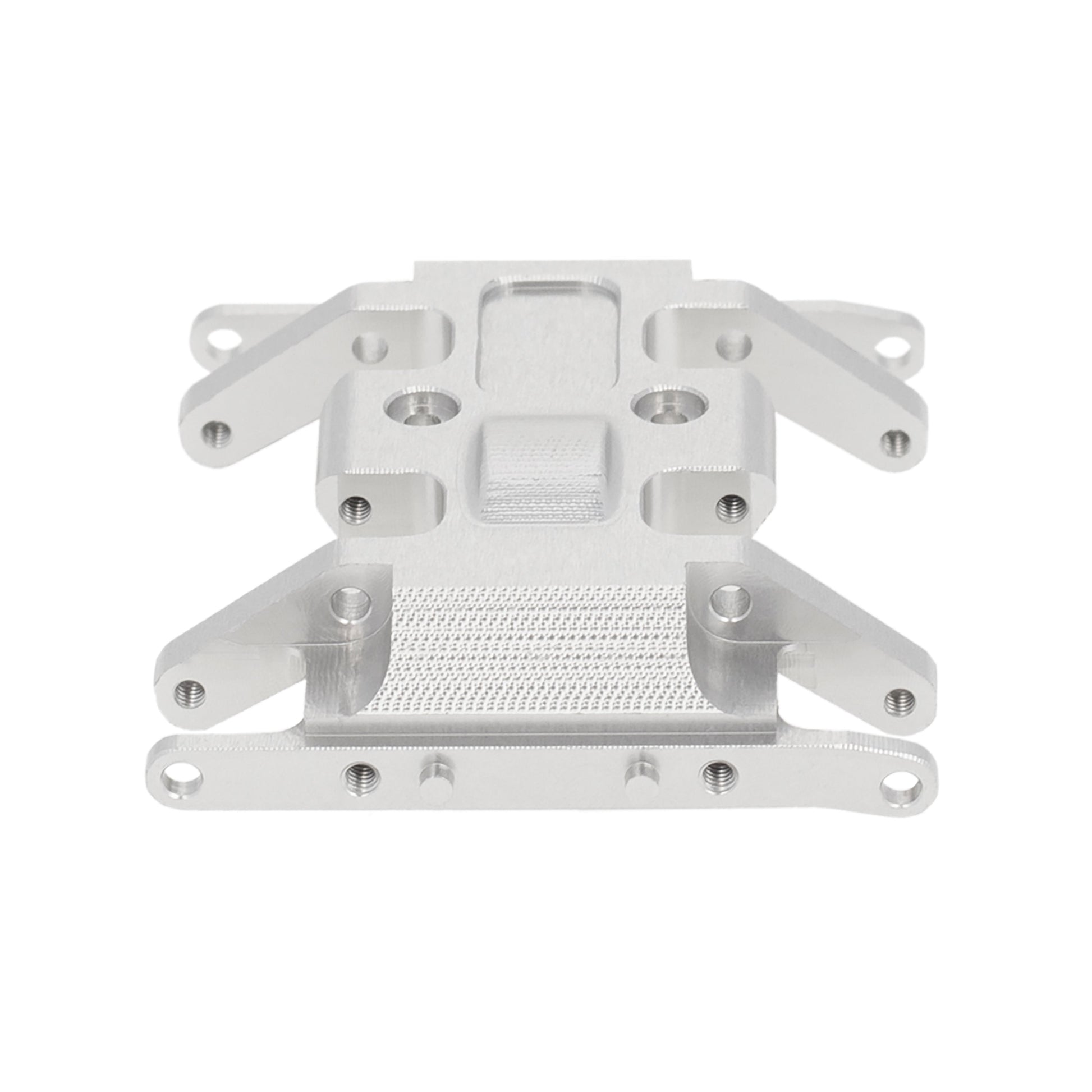 Silver SCX24 Transmission Skid Plate