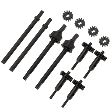 SCX24 +6.2MM Portal axle front and rear axle CVD shafts