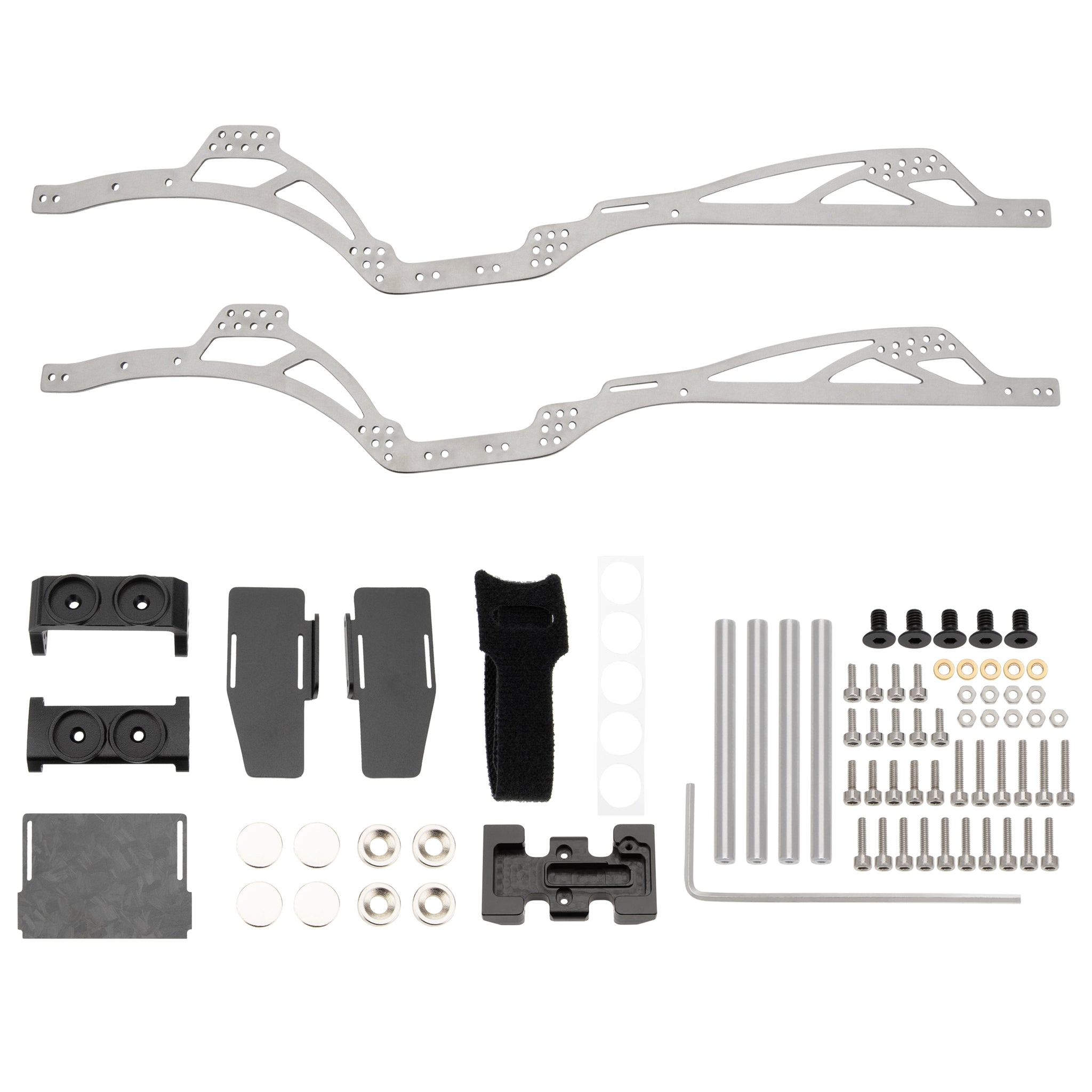 SCX24 Dead90 LCG TC4 Titanium Chassis Frame