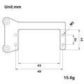 Servo mount Size for Capra 1.9 UTB and V1 Cheat Code Axles