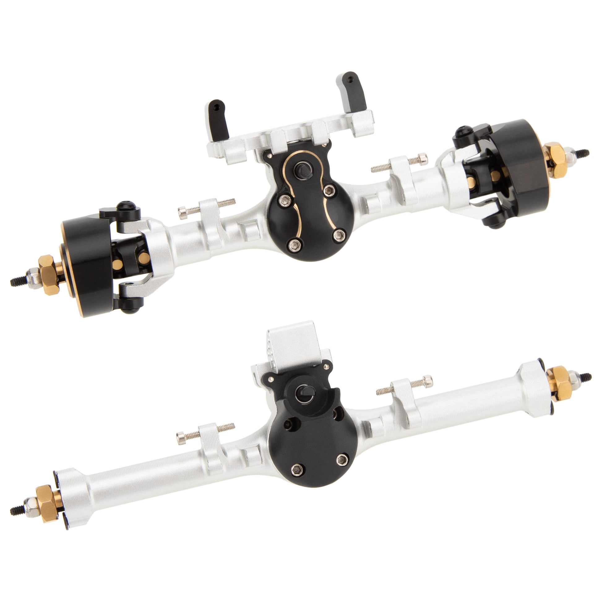 Silver SCX24 Metal V3 Isokinetic Axles
