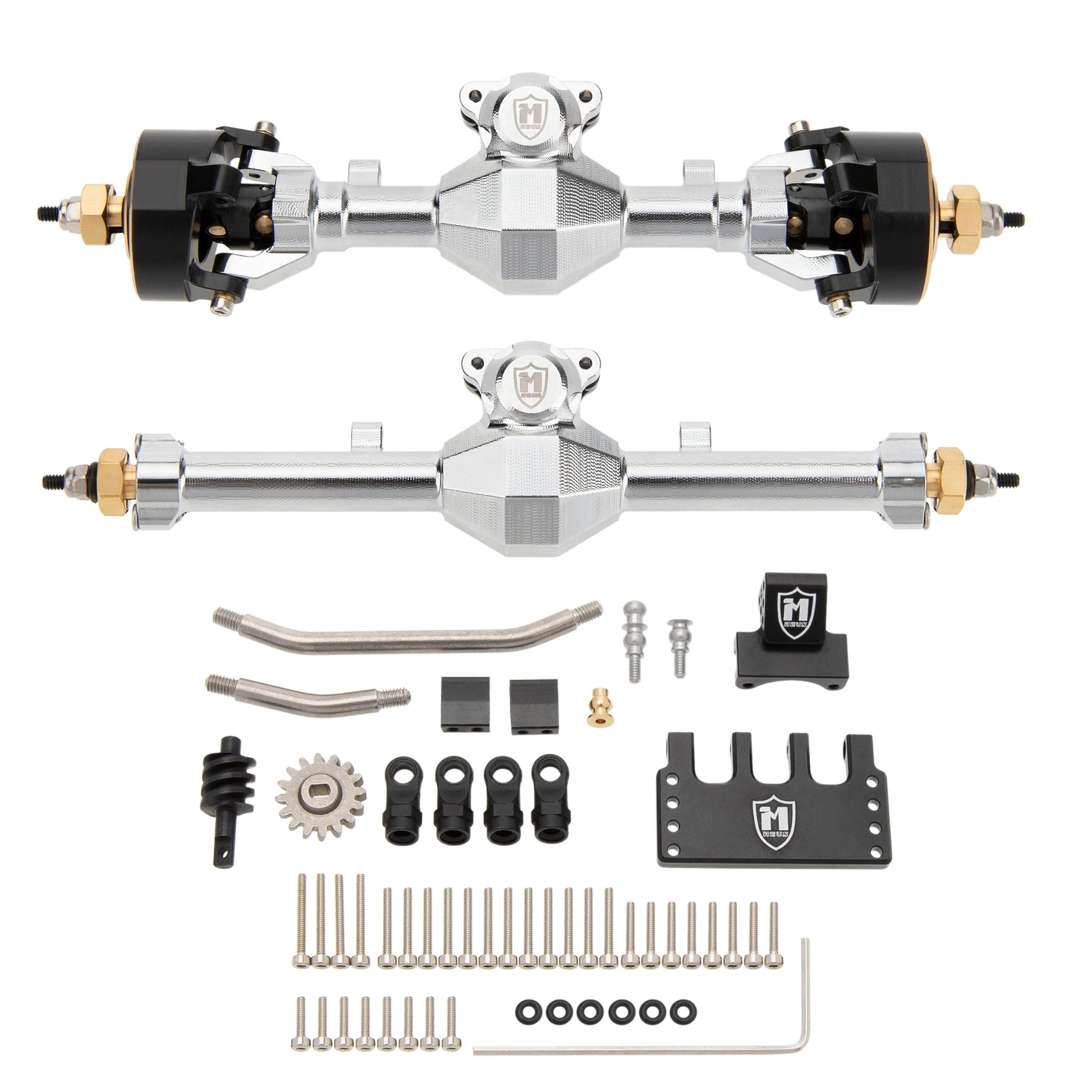 Silver SCX24 Isokinetic front and rear axles