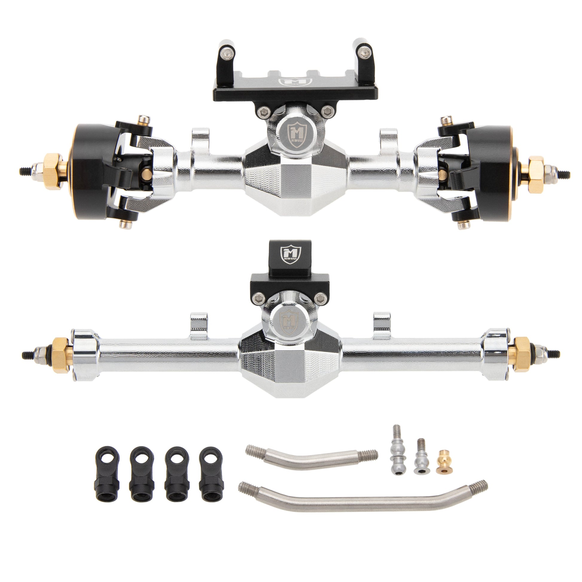 Silver SCX24 Isokinetic front and rear axles