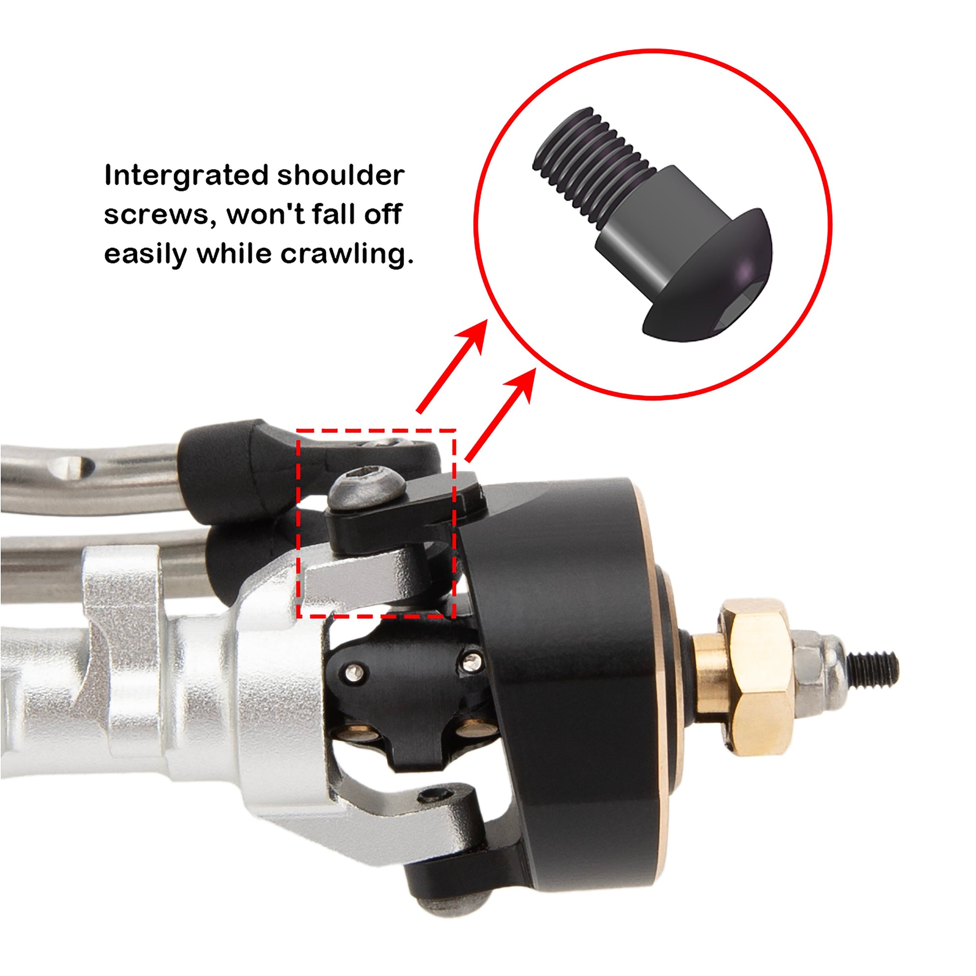 Silver Mullet Setup SCX24 Metal V2 Isokinetic front axle