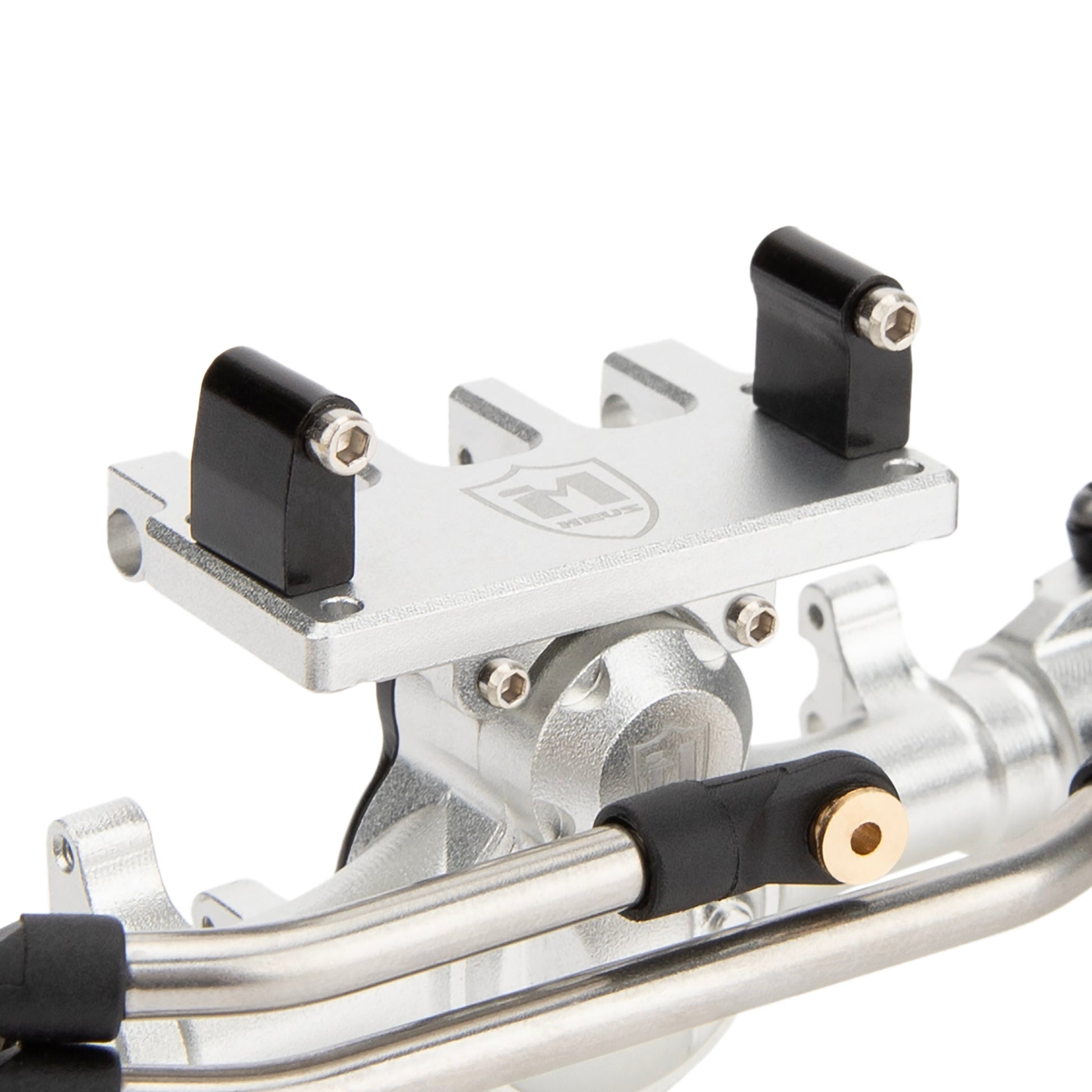 Silver Mullet Setup SCX24 Metal V2 Isokinetic front axle servo mount
