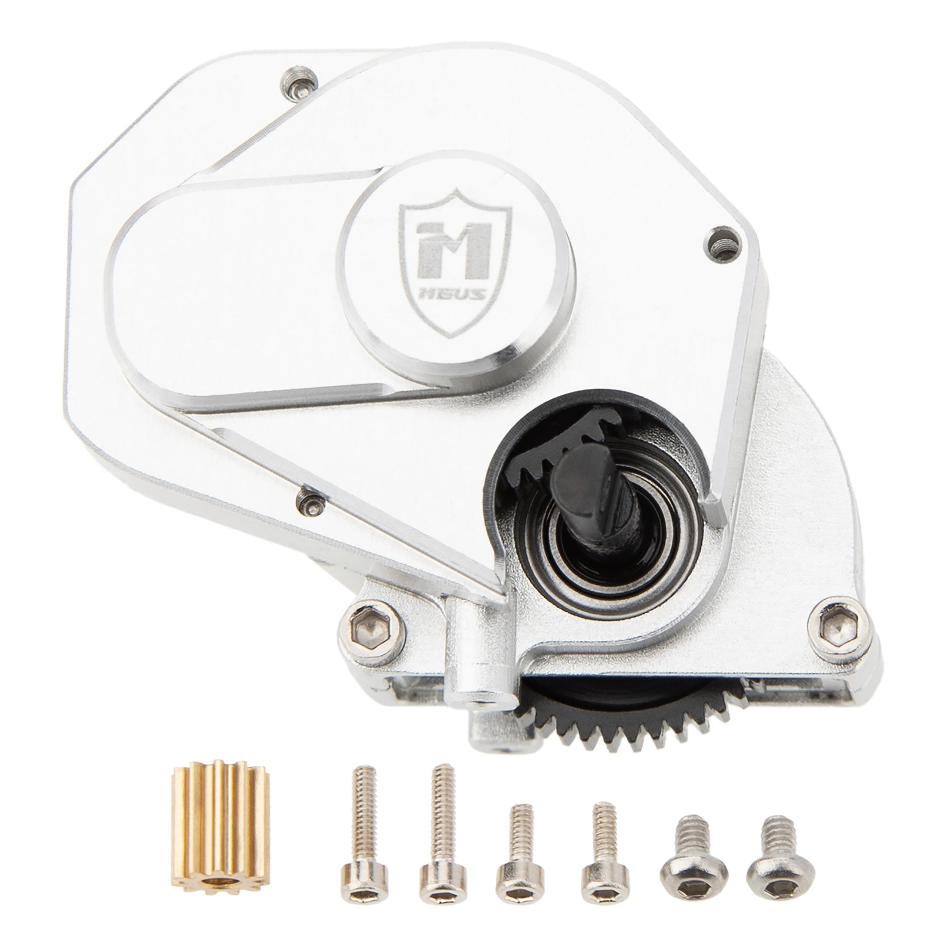 Silver SCX24 Brushed Complete Transmission