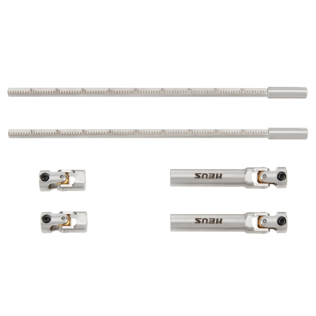 Silver SCX24 V2 Cuttable Drive Shafts