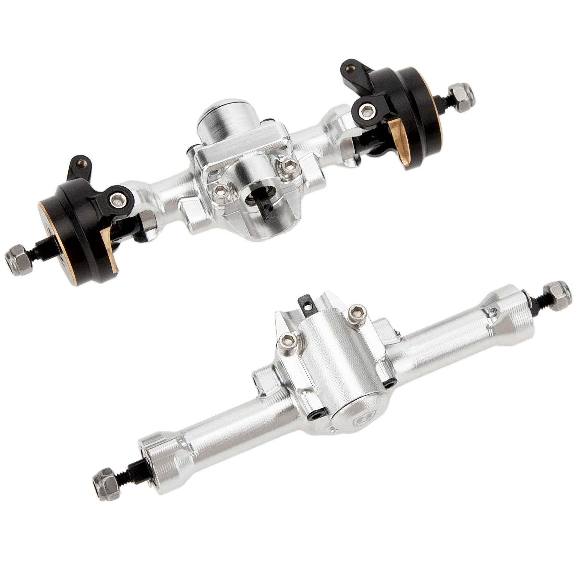 Silver SCX30 Metal Straight Axles