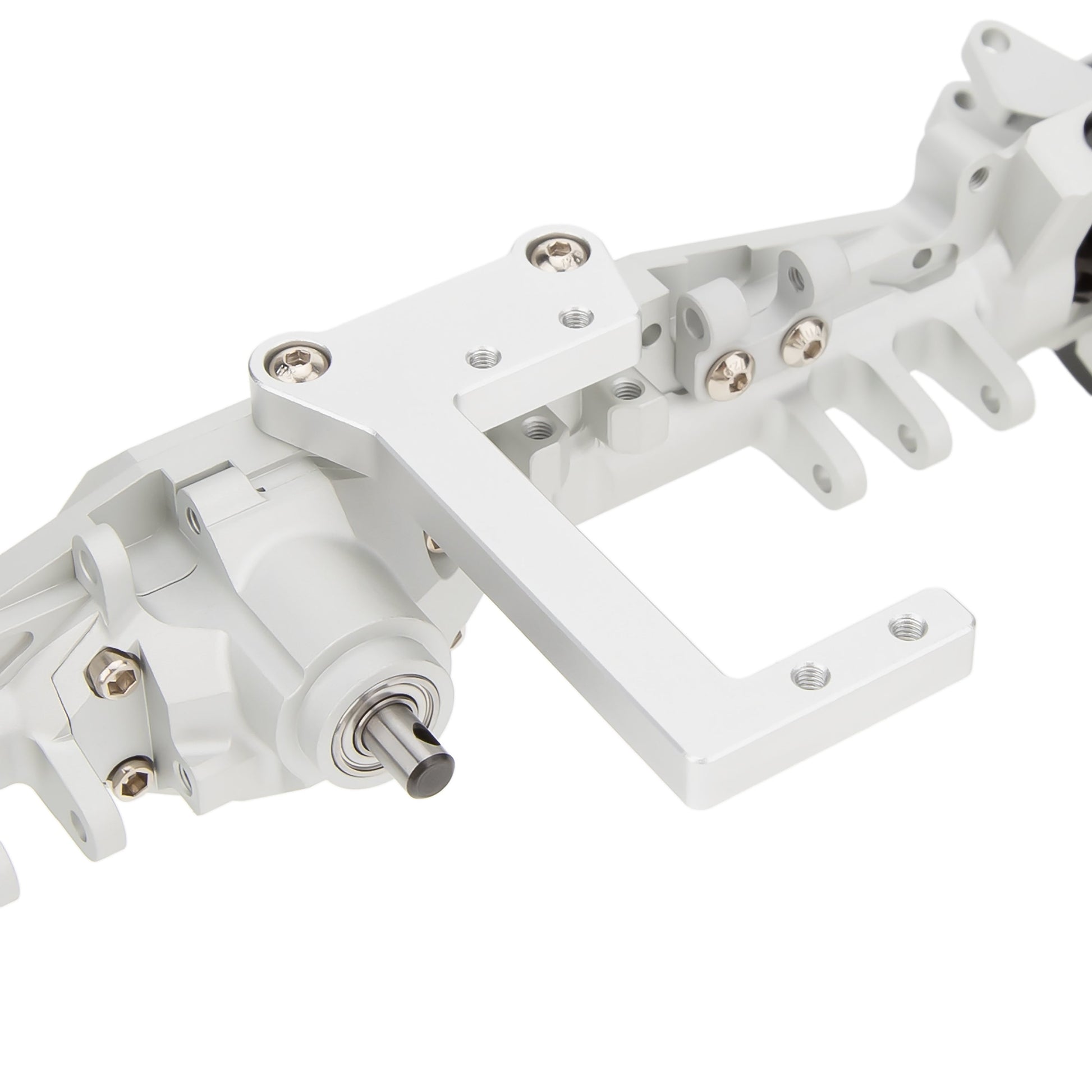 Silver Servo mount for Capra 1.9 UTB and V1 Cheat Code Axles