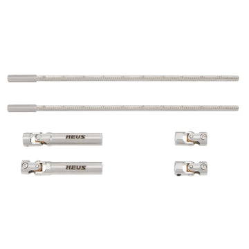 Silver TRX4M Cuttable Drive Shafts