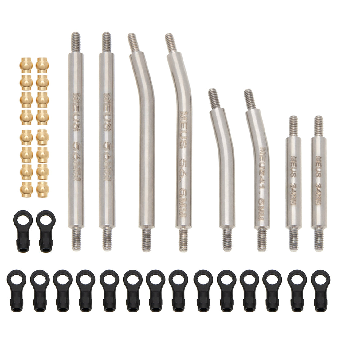 Brass Chassis Links for TRX4M Defender Bronco