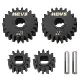 Steel 13-22T overdrive portal gears