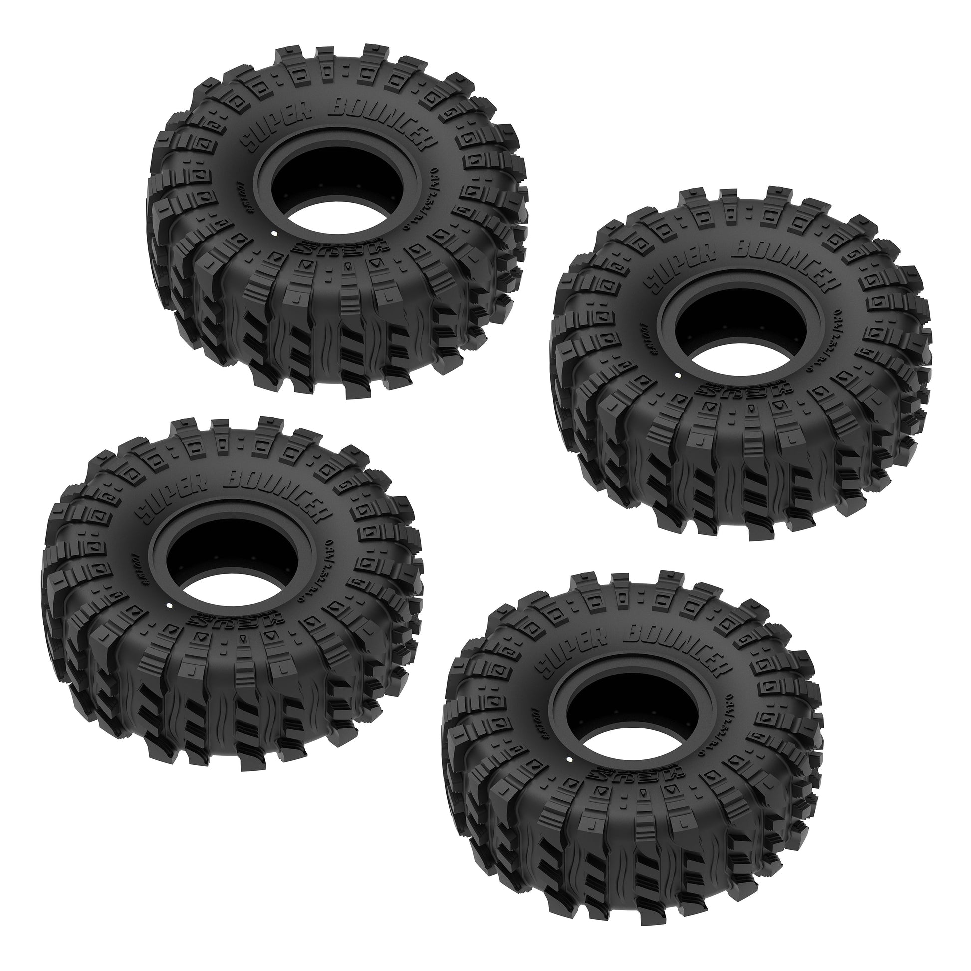 Super Bouncing M1001 1.0-inch tires