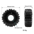 Super Bouncing M1001 1.0-inch tires size