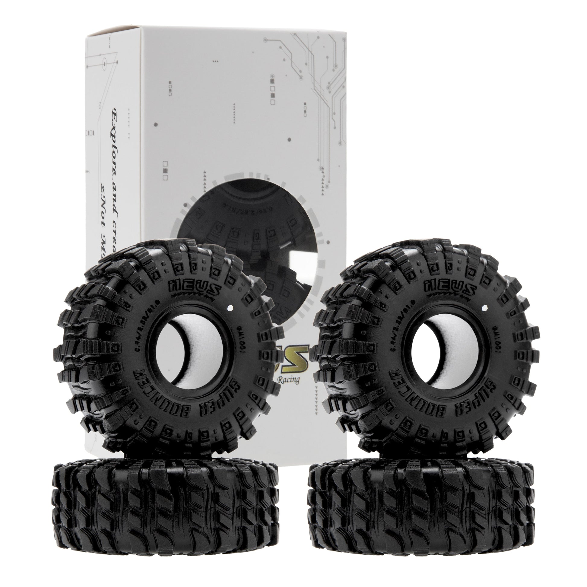 Super Bouncing M1001 1.0-inch tires