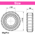 Super Soft Silicone Rubber Inserts Size for 1.9-Inch mud terrain tires